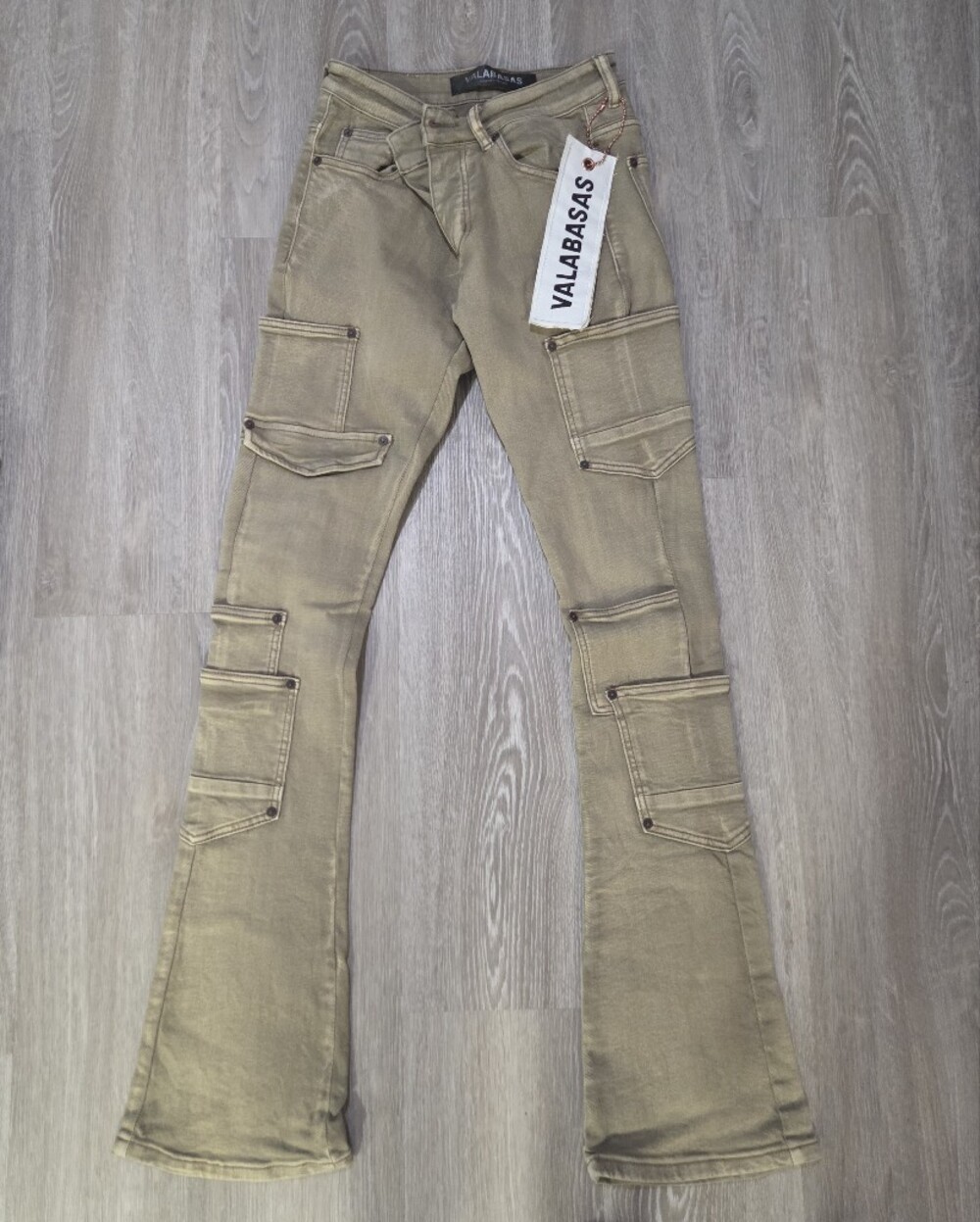 Brand New With Tags Valabasas Cargo Stacked Jeans